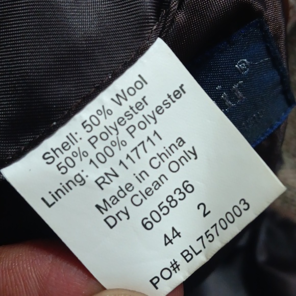 JOHN BLAIR MEN'S WOOL BLEND (2) BUTTON LU MEN'S WOOL BLEND (2) BUTTON LUX BLAZER - Picture 16 of 17